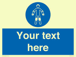 Custom protective roller sport equipment must be worn